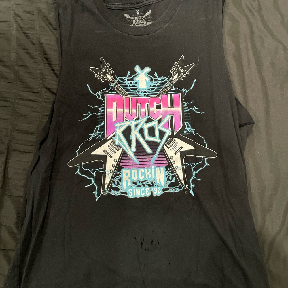 Dutch bros rock and roll tank top
